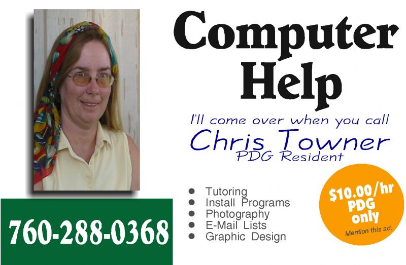 Call Chris for Computer Help